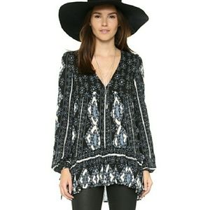 Free People Down By The Bay Tunic